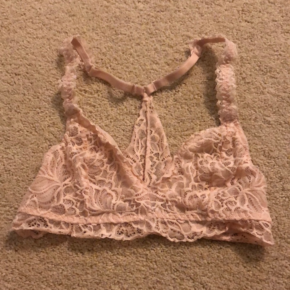 pink bralette